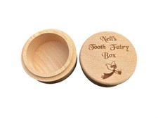 Personalised Engraved My First Tooth Keepsake Gift Box Christening Tooth Fairy