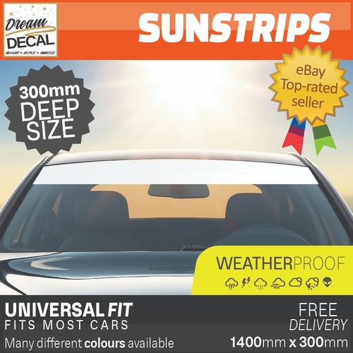 Matt white sun strip universal - white,