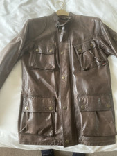 belstaff perforated Leather Panther, Stunning Jacket , Large