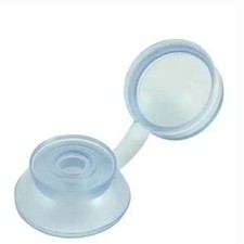 50 clear strap cap washers for corrugated sheet fixing