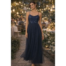 Amsale Stephanie Sequin Lace