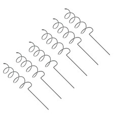  6 Pcs Spiral Plant Support Decorative Stakes Supports for Outdoor Plants