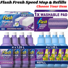 Flash Fresh Speed Mop&Refill Power Cleaning Solution Multi Surface Floor Cleaner