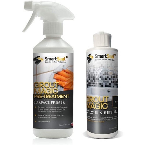 Grout cleaner with recolouring - grout,