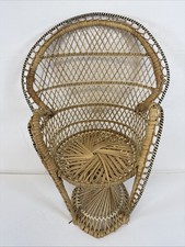 Wicker Rattan Doll Chair