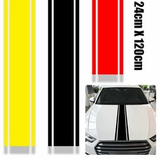 Racing Waterproof Hood Stripes Decal Vinyl Stickers for Car SUV Truck Universal
