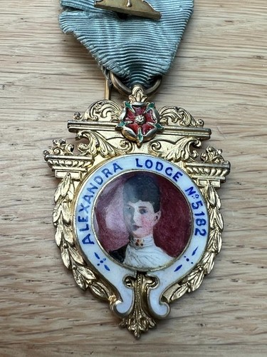 Fine silver enamel masonic - enamel,