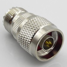 N Type Male to SO239 Adaptor, N Male to PL259 UHF Female Socket RF Adaptor