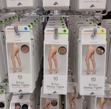 Primark Caramel 5 Pair Glossy