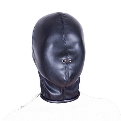 Faux leather hood cosplay - faux,