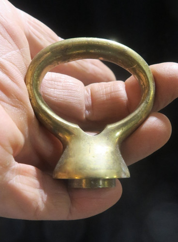 Brass lamp loop - loop, hook