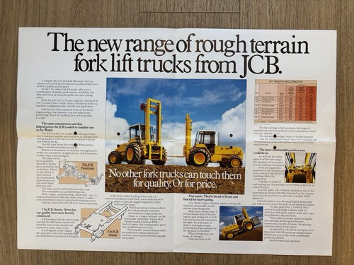 Jcb 926 930 rough terrain - jcb,