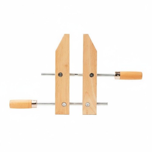 Wooden hand screw clamp - screw,