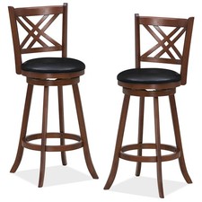 Set of 2 Bar Stools Counter