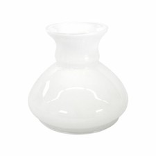 6 inch WHITE GLASS COWL