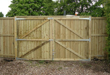 12FT Wooden Driveway gates, FULLY FRAMED, screwed not nailed