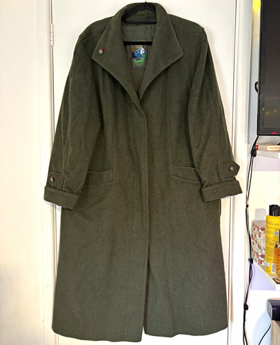 Alpaka loden men - alpaka, green