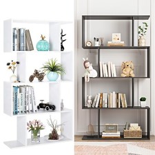 Bookcase S-Shaped 4 Tier