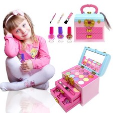 Pretend Makeup Kit kids Cosmetic Beauty Toy Creative Indoor Fun Birthday Gift