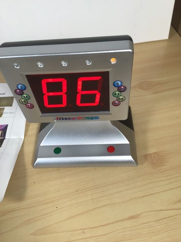 Portable disco bingo machine - portable,