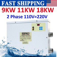 11KW 18KW Electric Swimming Pool Water Heater Thermostat Hot Tub 110V US STOCK