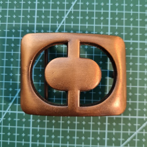 Vintage belt buckle 38 - belt, 1.5"