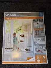 Lindam Wall Fix Extending Metal Baby & Safety Gate, 64.5 - 102cm