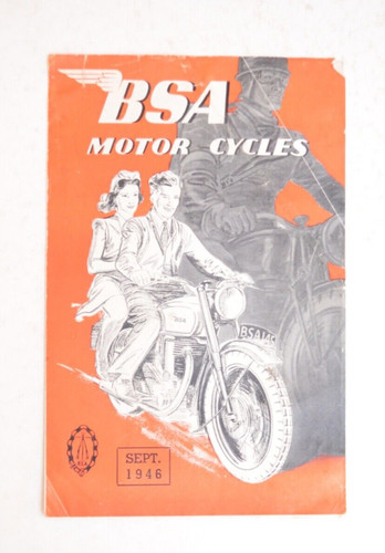 Motorbike sales brochure bsa - sales,