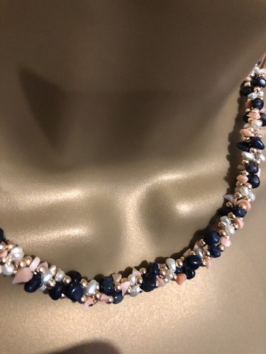 Necklace vintage 70s - necklace,