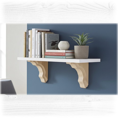 Decorative wooden shelf - wooden,