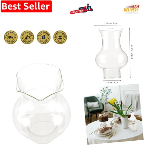 Lamp oil glass shade - lamp,