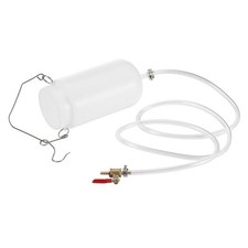 UNIVERSAL MOTORCYCLE 1 LITRE AUXILIARY FUEL TANK & CARB BALANCING TOOL BOTTLE