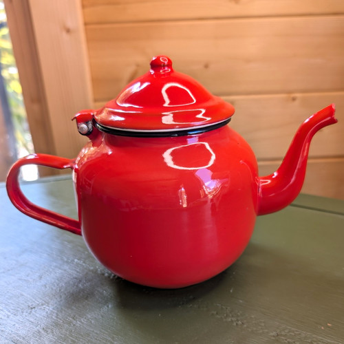 Vintage japy french red enamel - japy,
