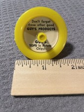 Vintage Advertising, Guy’s Potato Chips, Yellow Spinner Top
