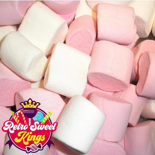 Pink white marshmallow - pink,