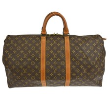 LOUIS VUITTON KEEPALL 55 TRAVEL HANDBAG MONOGRAM M41424 884FC YQ03923 BN02