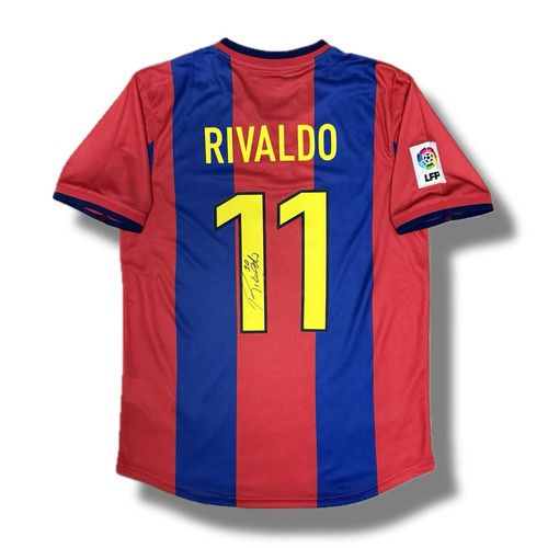 Signed rivaldo barcelona - signed,