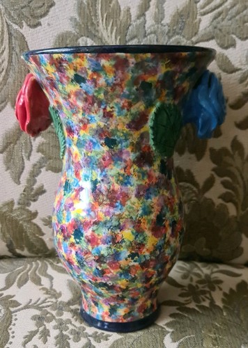 Vtg multicoloured vase mary - multicoloured,