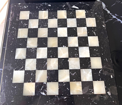 Black cream natural marble - &,
