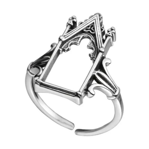 Adjustable gothic ring women - gothic,