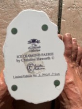 Leonardo Collection ICE DIAMOND FAERIE Figurine By Christine Haworth Limited Edt