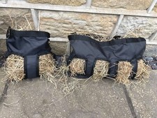 With 1KG HAY Rabbit Guinea Pig Hay Bag Feeder Dispenser Hanging Pouch