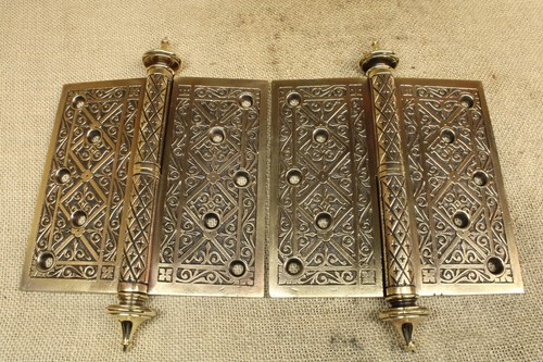 Old door hinges - door,