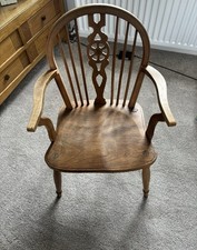 Antique Elm wood Wheelback