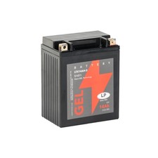 Motorbike LTX14AH-3 Gel LP Battery Fits Peugeot Elystar 125 Advantage 2004-2006