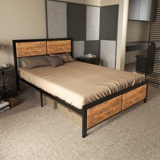 HOMCOM Double Size Bed Frame