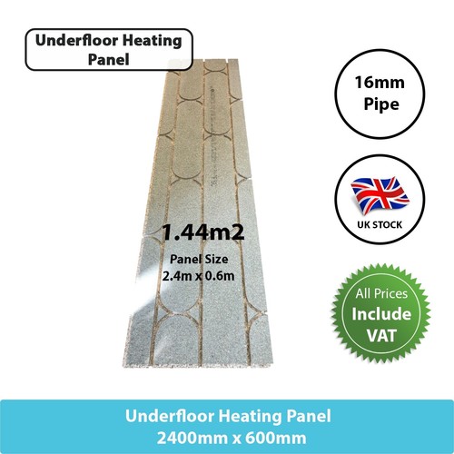 Pre routed underfloor heating - routed,