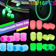 Luminous Tyre Valve Caps Car Vehicle Wheel Dust Caps Dust-proof Glow in the Dark