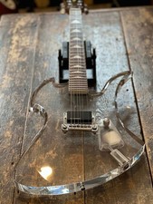 Fernandes Hide Signature MG-85C Clear Acrylic Mockingbird 2000s - Wet Leg