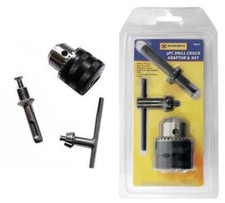 3pc drill chuck - drill, adaptor